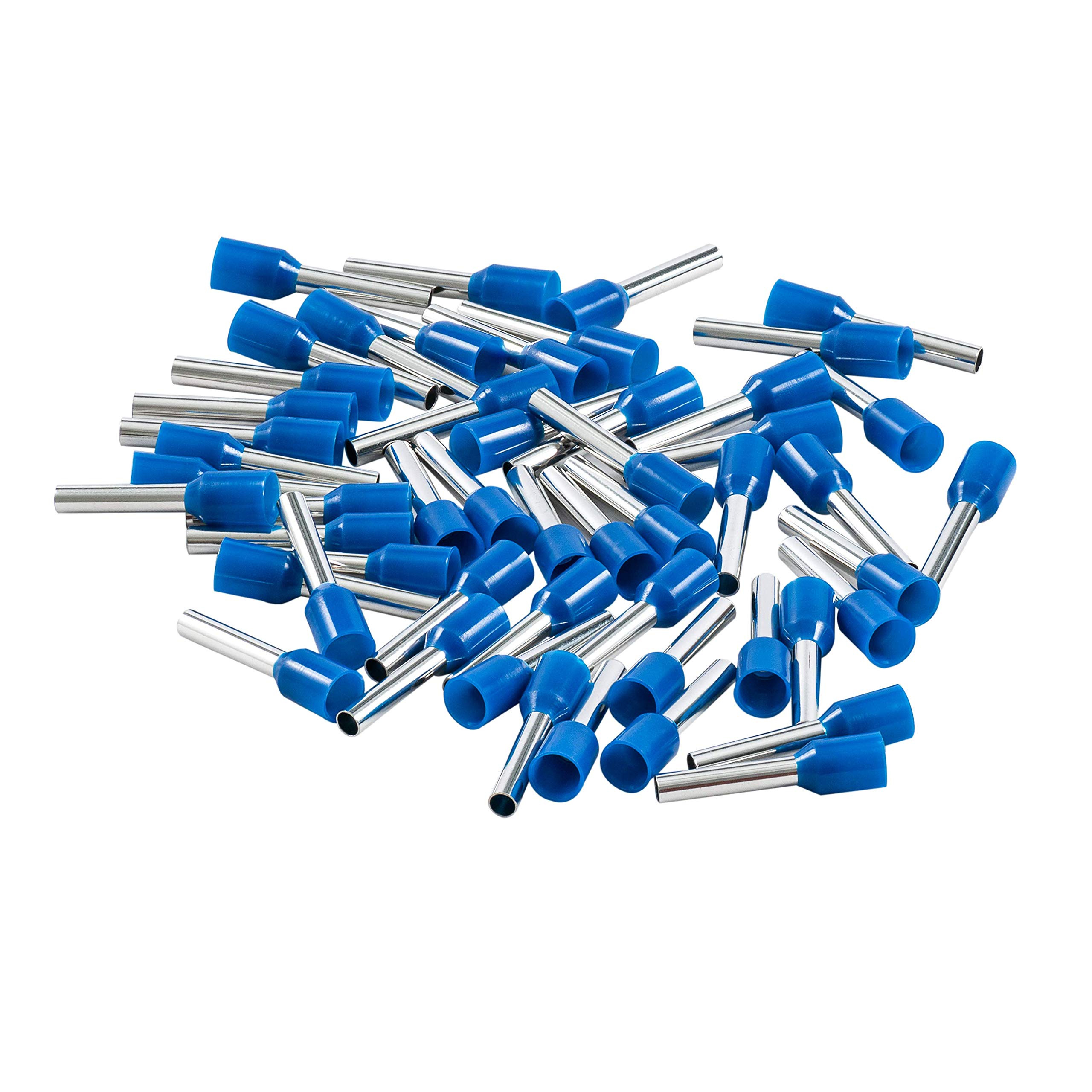 0.5mm Insulated Cord End Terminal Blue (Wire Ferrule / Crimp Terminal) image 1