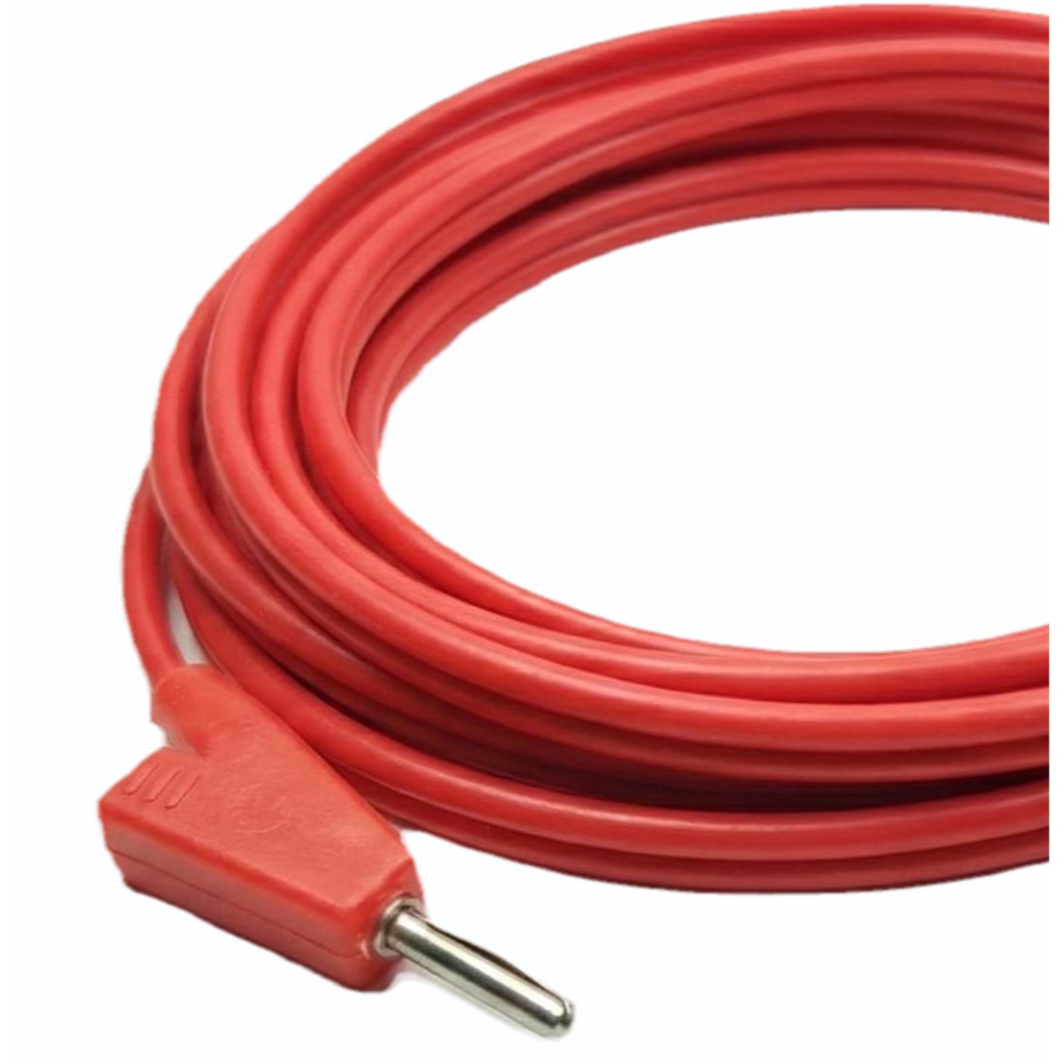 2mm Moulded Patch Cord GP2 Red (Test Lead / Banana Plug Connector) image 1