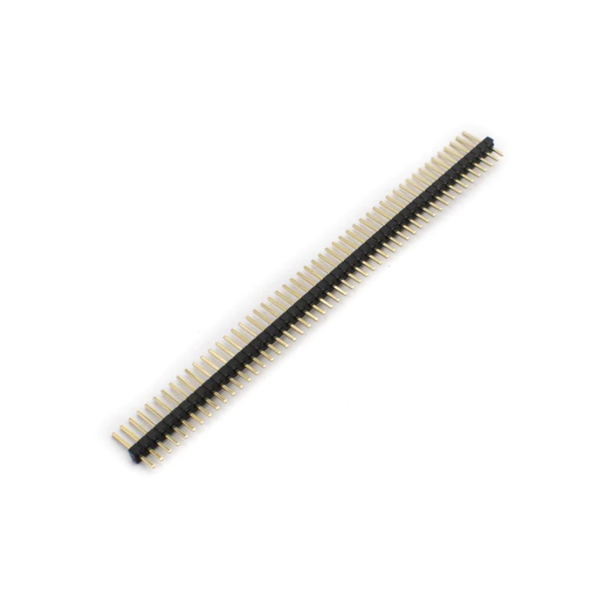40-Pin 1.27mm Male Berg Strip Straight Single Row Header Gold Plated (1.27mm Pitch) image 1