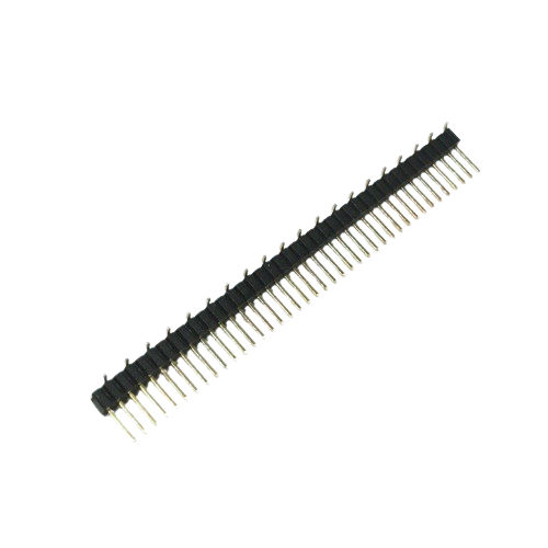 40-Pin 1.27mm SMT Male Berg Strip Straight Single Row Header Gold Plated (1.27mm Pitch) image 1