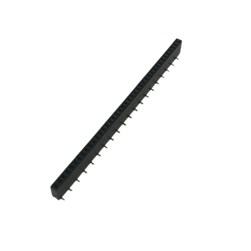 40-Pin 1.27mm SMT Female Berg Strip Single Row Header Gold Plated (1.27mm Pitch) image 1