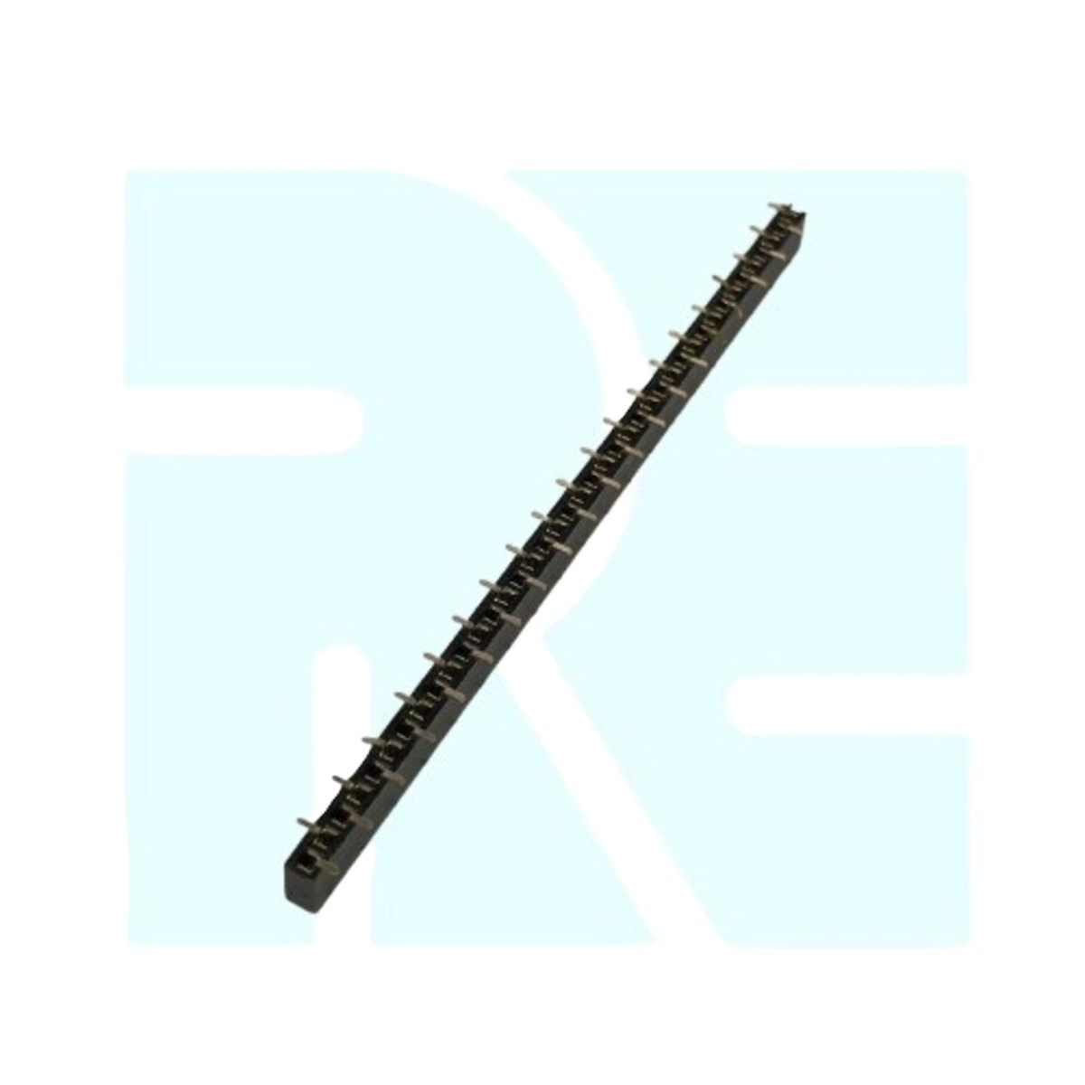 40 Pin 2mm SMD Female Berg Strip (Single Row Header, Gold Plated Connector) image 1