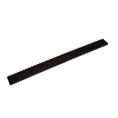 40 X 1 Pin 2.54mm Female Flow Solder Straight Single Row Header Gold Plated (2.54mm Pitch) image 1