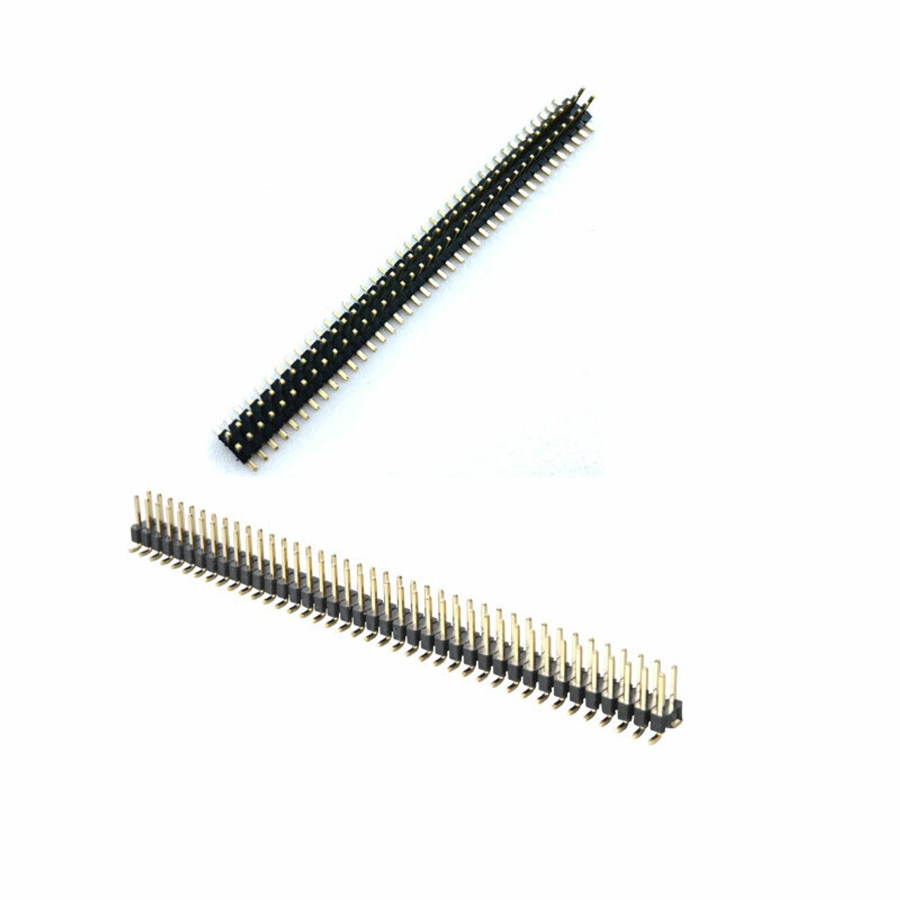 40 X 2 Pin 1.27mm SMT Male Berg Strip Straight Double Row Header Gold Plated (1.27mm Pitch) image 2