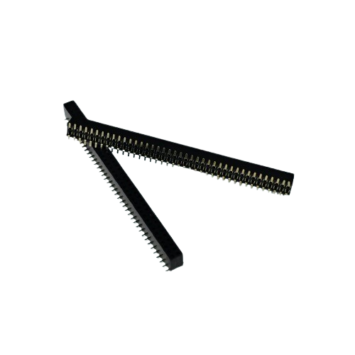 40 X 2 Pin 1.27mm SMT Female Berg Strip Straight Double Row Header Gold Plated (1.27mm Pitch) image 1