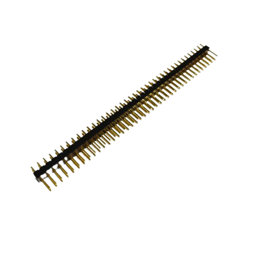 40 X 2 Pin 2.54mm Male Berg Strip Straight Double Row Header Gold Plated (2.54mm Pitch) image 1