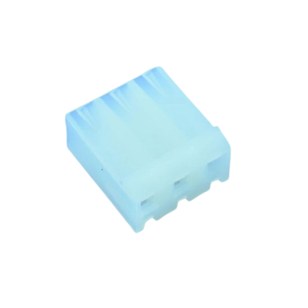 3 Pin 3.96mm CPU Female Housing Connector (PCB Power Connector Housing) image 1