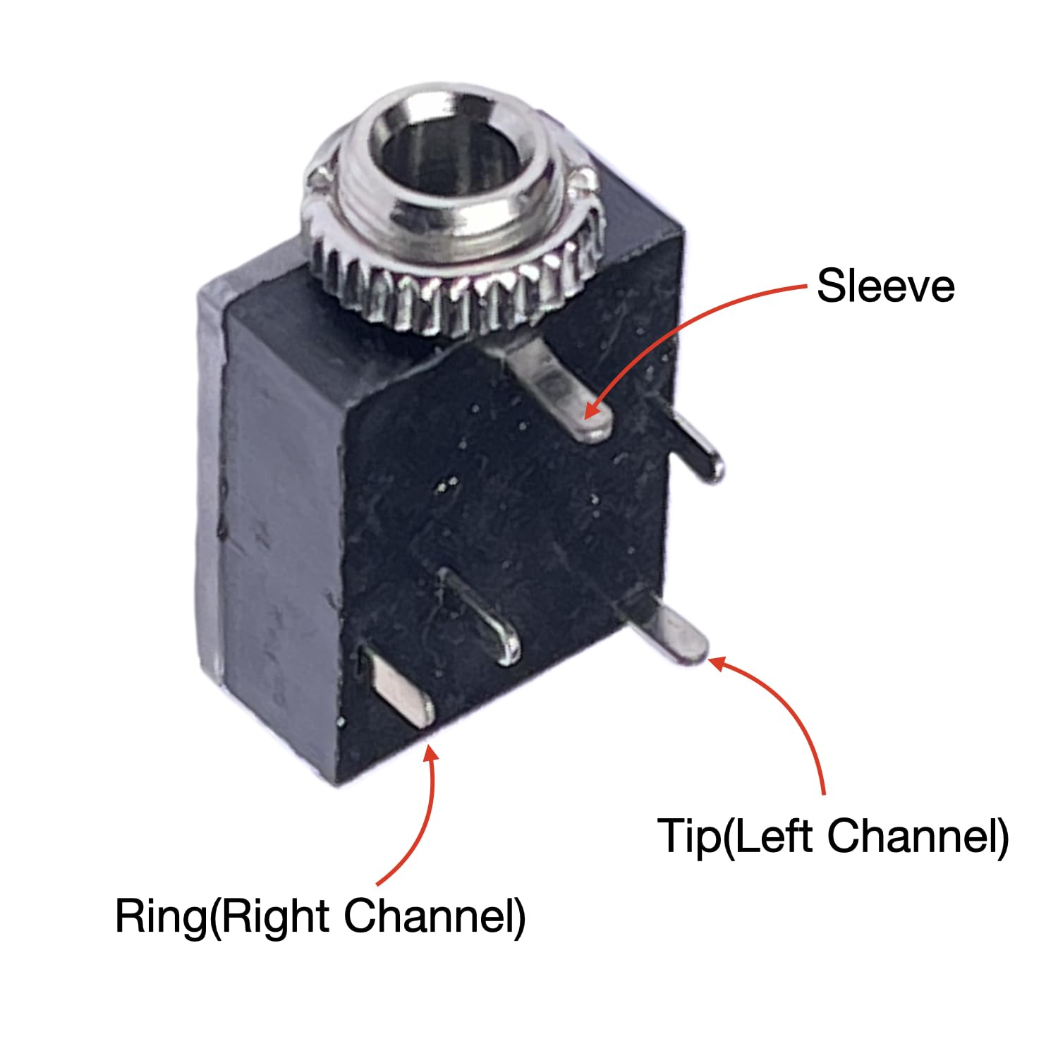 3.5mm Stereo EP Female Audio Jack Chassis Mount Connector (3.5mm Stereo Female Socket) image 2