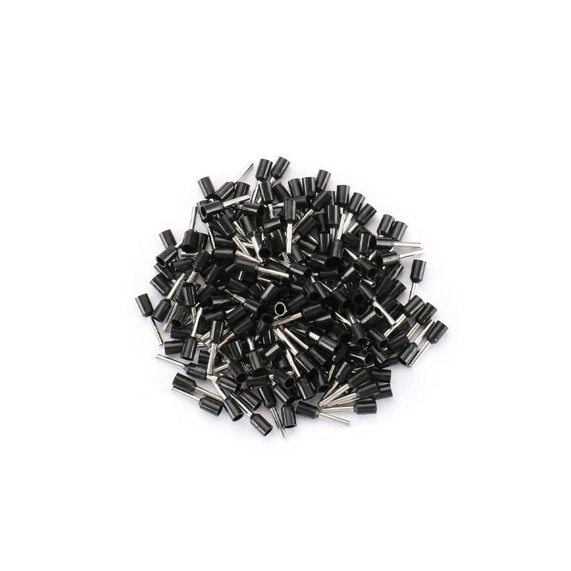 0.5mm Insulated Cord End Terminal Black (Wire Ferrule / Crimp Terminal) image 1