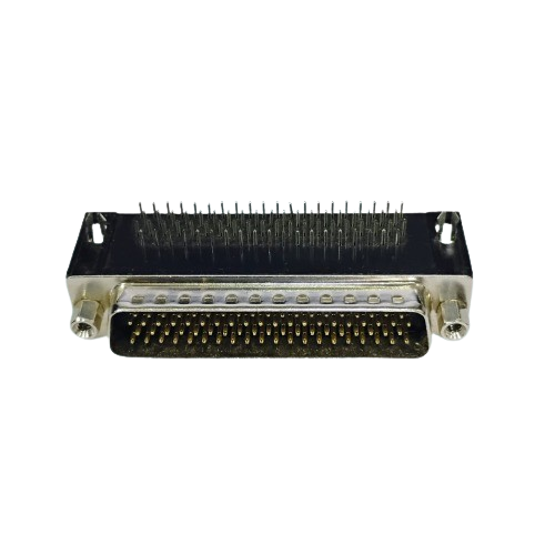 DB78 Male D-Sub Connector (78 Pin, Right Angle, PCB Mount) image 1