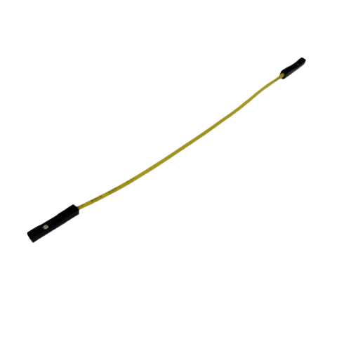 Female to Female Jumper Wire (10 cm, Yellow, 1 Piece) image 1