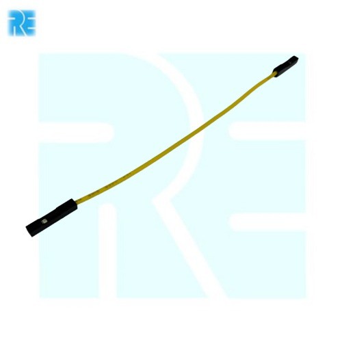 Female to Female Jumper Wire (10cm) -- 1 Pcs YELLOW image 1