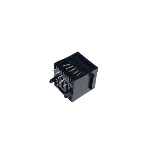 RJ45 8 Pin 8P8C Female Connector (Straight, Plastic) image 1
