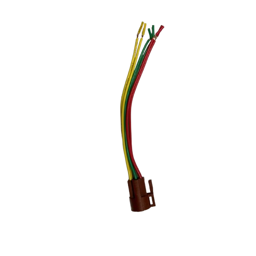 Push Button Switch Holder Harness 6 Pin 15cm Cable for 22mm 25mm 28mm 30mm Switches (Latching Push Button Switch Socket Plug, Without Switch) image 4