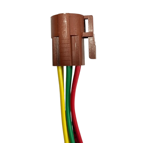Push Button Switch Holder Harness 6 Pin 15cm Cable for 22mm 25mm 28mm 30mm Switches (Latching Push Button Switch Socket Plug, Without Switch) image 1