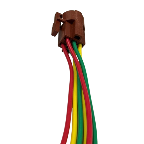 Push Button Switch Holder Harness 6 Pin 15cm Cable for 22mm 25mm 28mm 30mm Switches (Latching Push Button Switch Socket Plug, Without Switch) image 2