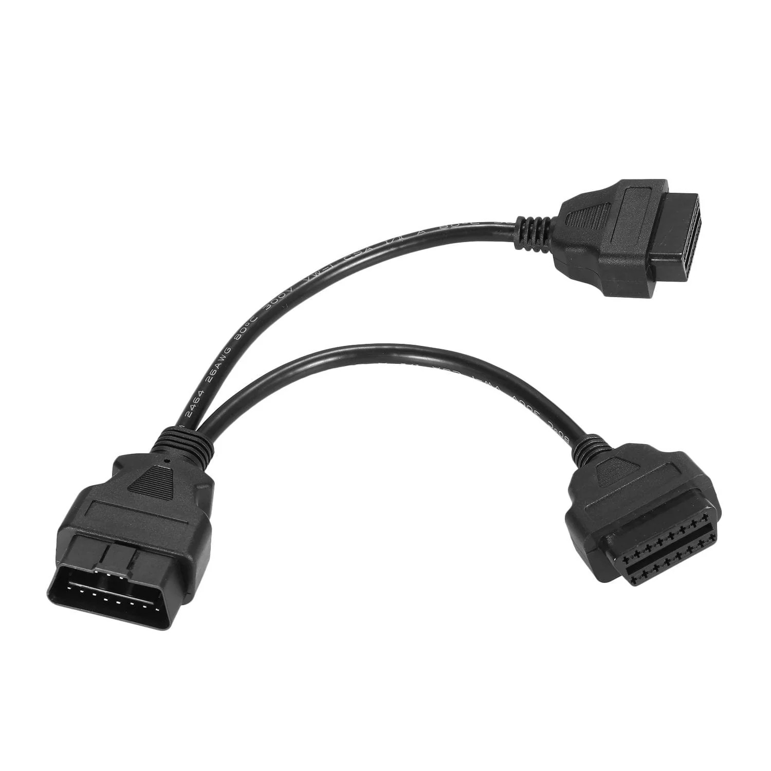 OBDII 16 Pin Male to Dual Female Y Splitter Extension Cable 30cm (OBD2 Splitter Cable) image 4