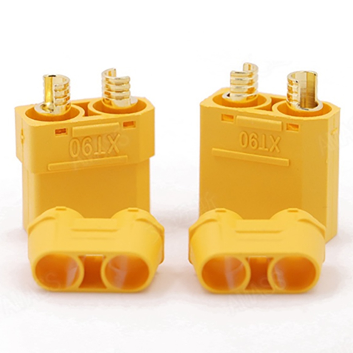 XT90 Male Female Connector Pair for LiPo Battery (90A High Current Connector) image 2