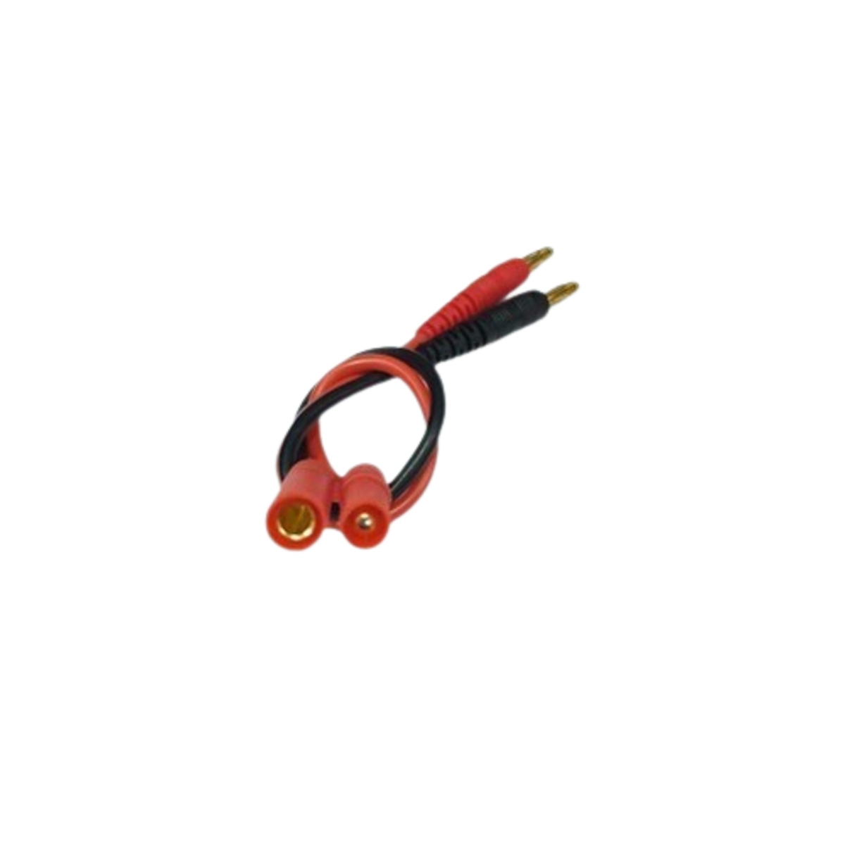 HXT 4mm to Banana Connector ESC Side Charge Adapter Cable (4mm Banana Plug) image 1