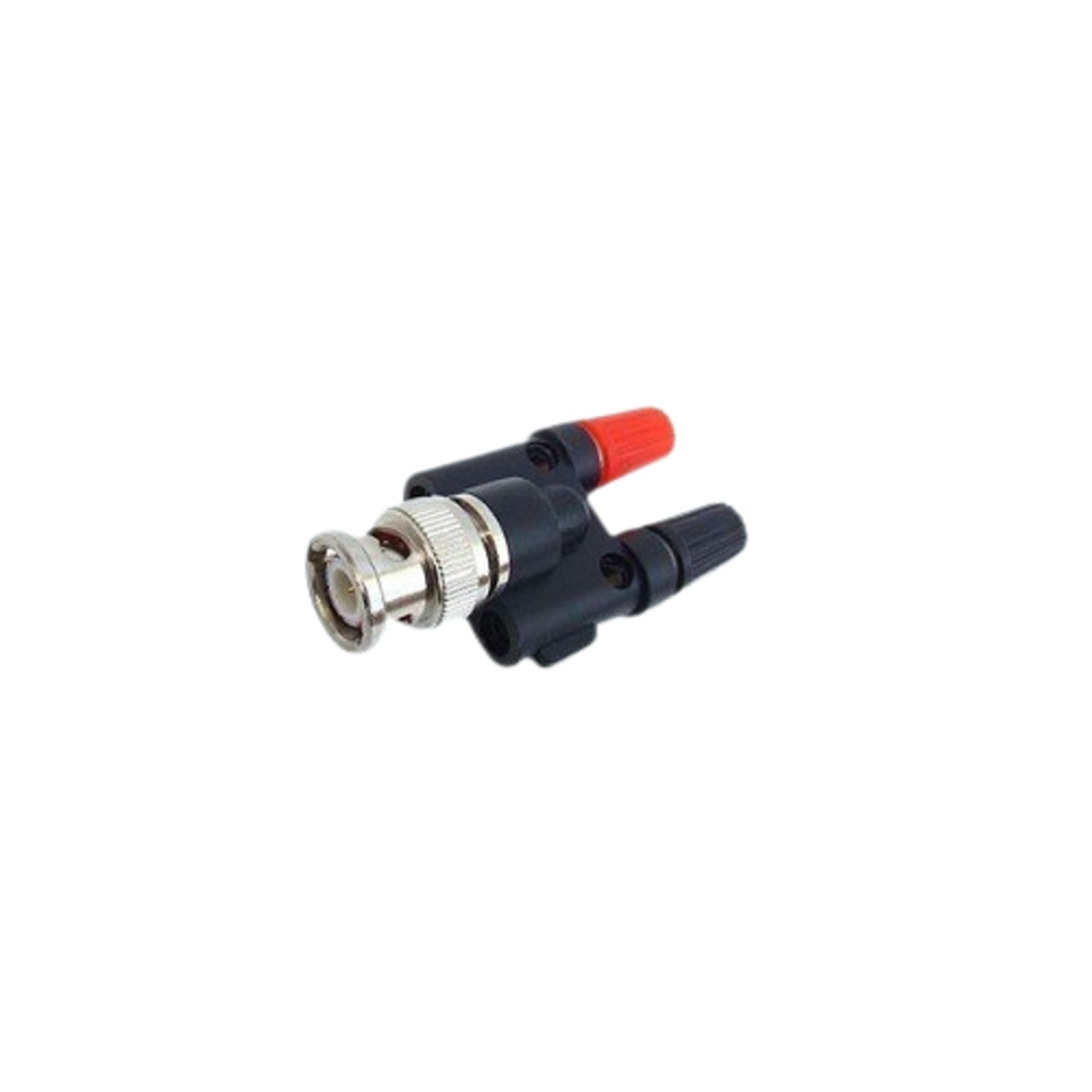MX BNC Male to Dual Binding Posts Banana Connector Plug MX1437 (BNC to Banana Adapter) image 1
