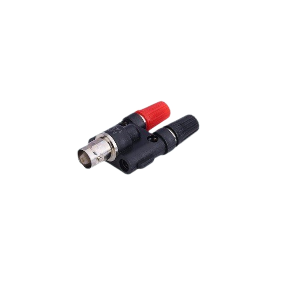 50 Ohm BNC Female to Double Banana Binding Post Jack Adapter (BNC to Banana Adapter) image 1