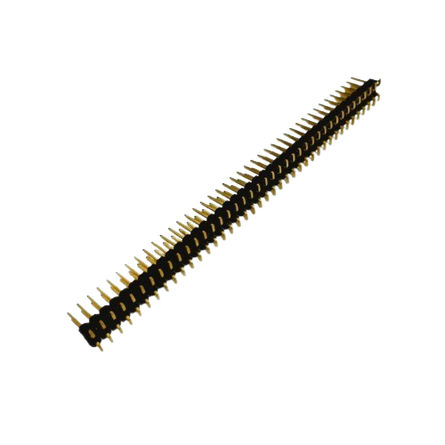 40 x 2 Pin SMT Male Berg Strip Header (2.54 mm Pitch, Straight, Double Row, Gold Plated) image 1