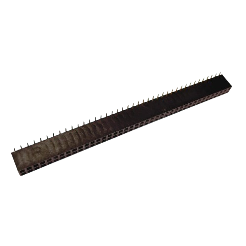 40 x 2 Pin SMT Female Berg Strip Header (2.54 mm Pitch, Double Row, Gold Plated) image 1