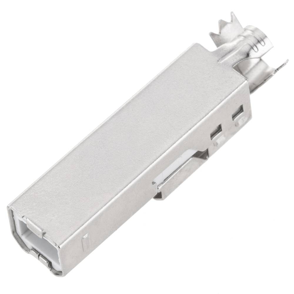 USB Type-B Solder Type Male Connector with Metal Shell image 2