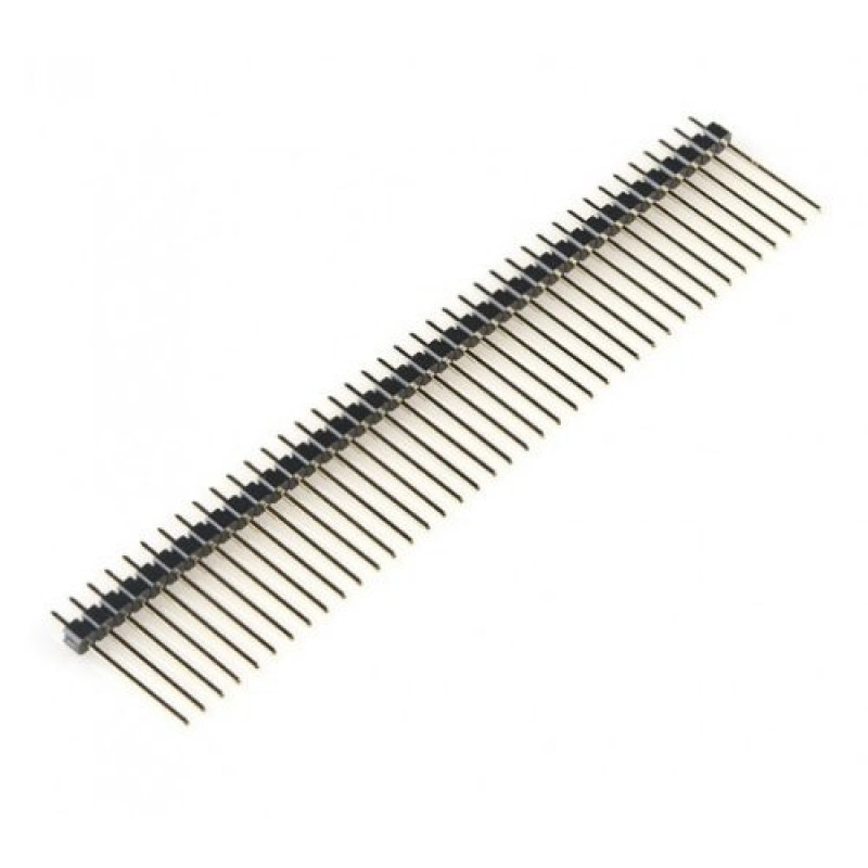 40 X 1 Male Berg Strip Header (2.54 mm Pitch, Straight, 25 mm Height, Silver Plated) image 1