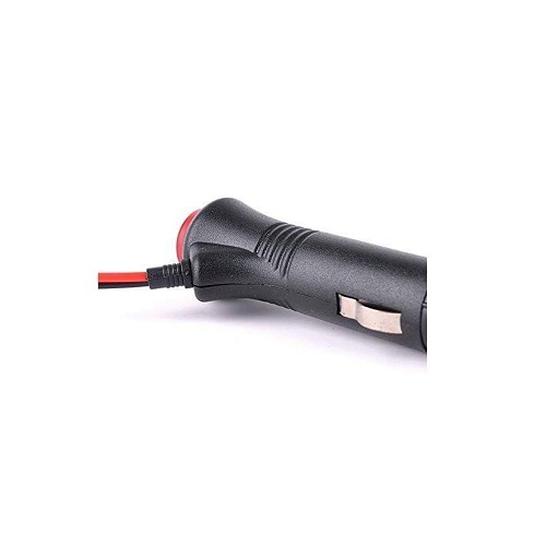 12V Car Cigarette Lighter Power Plug Extension Cable 2 Meter with Switch and 5A Fuse (12V Power Extension Cable) image 1