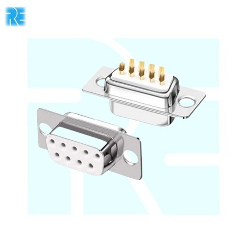 DB9 Pin D-Sub Solder Type Female Connector FCI-OEN Make (9 Pin D Sub Connector) image 1