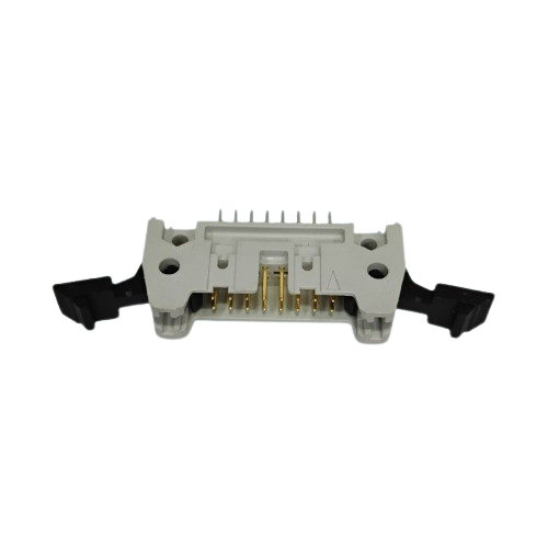 16 Pin FRC IDC Male Connector with Lock (8 x 2 Pin, 2.54 mm Pitch, Straight PCB Header, FCI-OEN) image 1