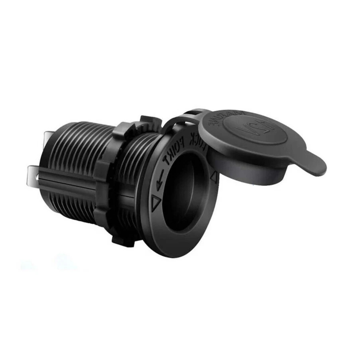 12V Waterproof Car Cigarette Lighter Socket (Female Power Outlet) image 2