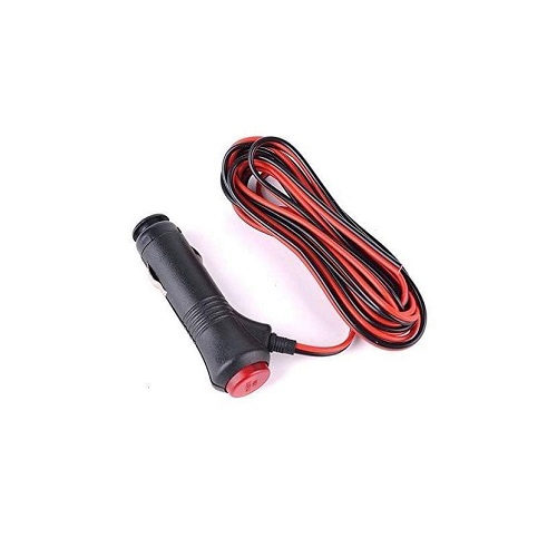 12V Car Cigarette Lighter Power Plug Extension Cable 2 Meter with Switch and 5A Fuse (12V Power Extension Cable) image 2