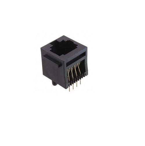 RJ45 8 pin Vertical 180 Degrees 8P8C Plastic Female Connector image 1