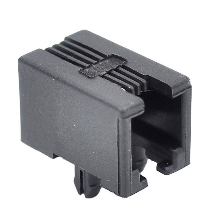 RJ9 RJ10 RJ22 4P4C Right Angle 18mm Depth Female Connector (Modular PCB Socket Connector) image 2