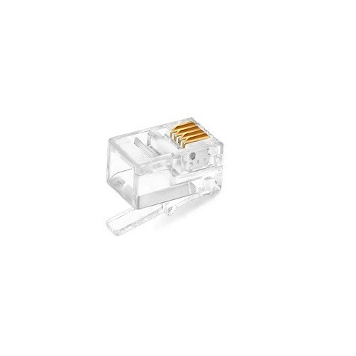 RJ11 6P4C Male 4 Pin Plug Connector image 1