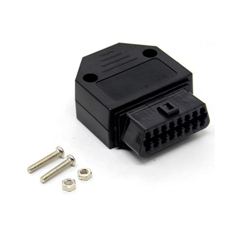 OBD2 Female 16 Pin Connector (OBD-II 2x8 Diagnostic Socket) image 1