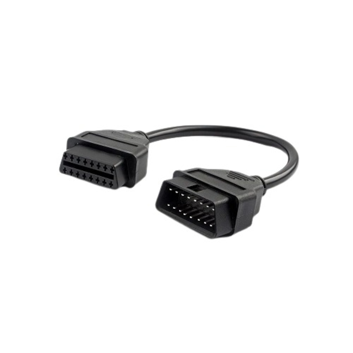 OBD2 OBD-II 16 Pin Male to Female Extension Cable 0.3 Meter (Diagnostic Extension Adapter Cable) image 2