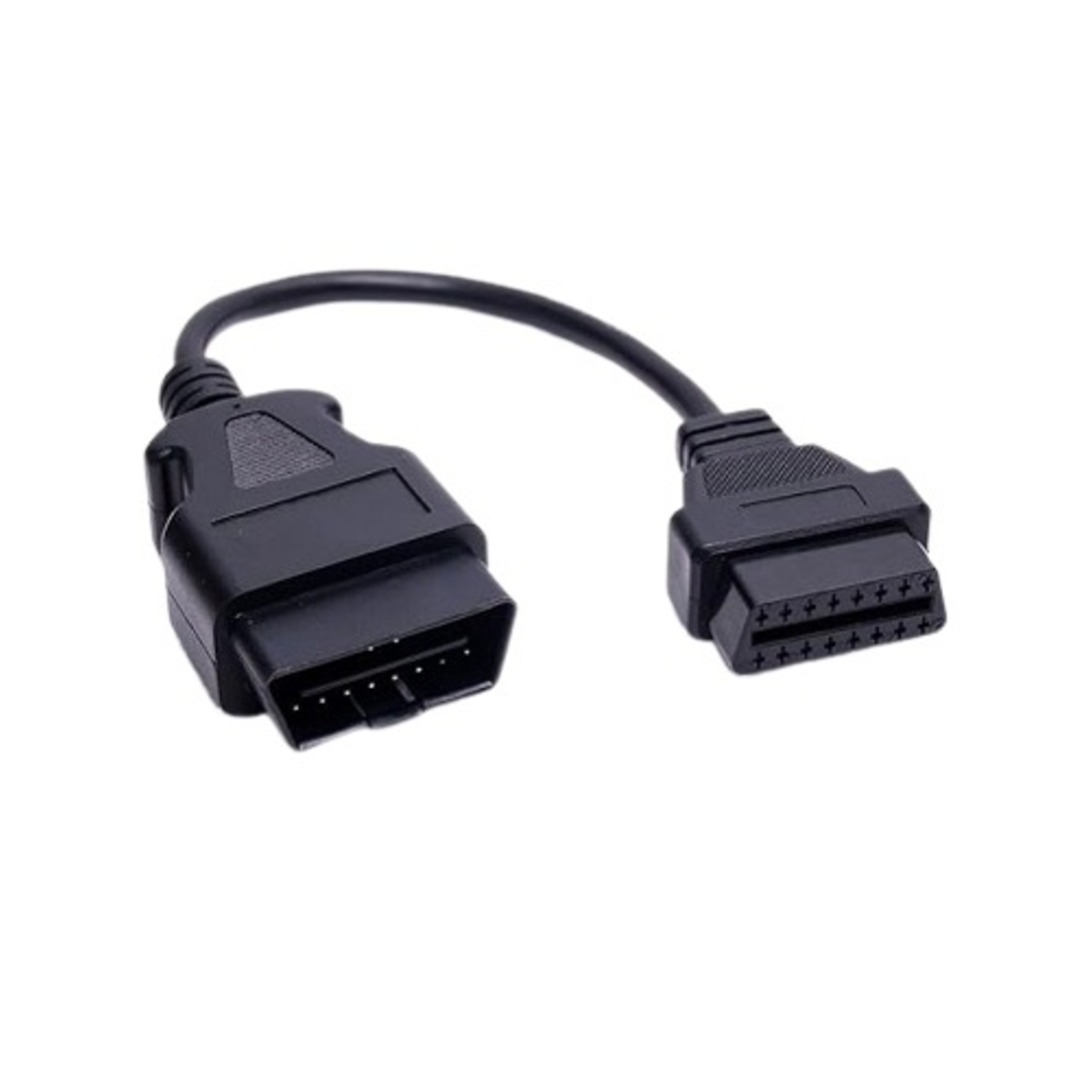 OBD2 OBD-II 16 Pin Male to Female Extension Cable 0.3 Meter (Diagnostic Extension Adapter Cable) image 1
