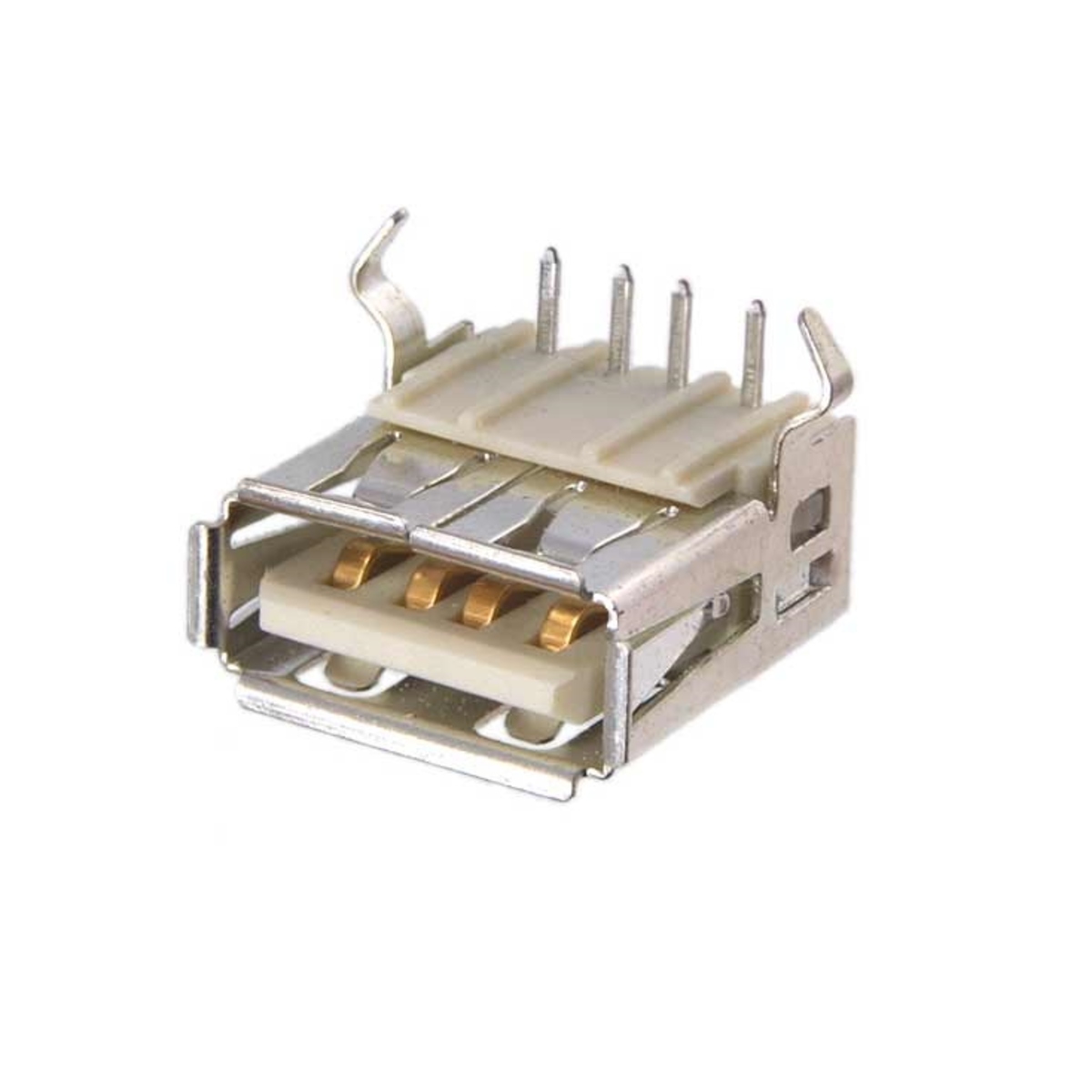 USB Type-A Right Angle Female Connector (PCB Mount USB Socket) image 3