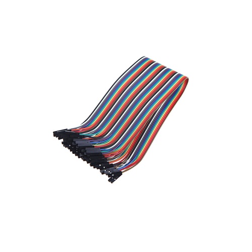 Female to Female Jumper Wire 40 Pin Ribbon Cable – 20cm Length image 1