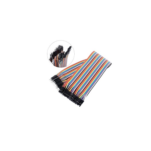Male to Female Jumper Wire 40 Pin Ribbon Cable – 20cm Length image 3