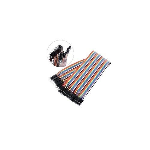 Male to Female Jumper Wire 40 Pin Ribbon Cable – 20cm Length image 3