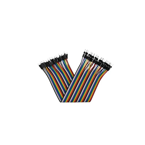 Male to Male Jumper Wire 40 Pin Ribbon Cable – 20cm Length image 2