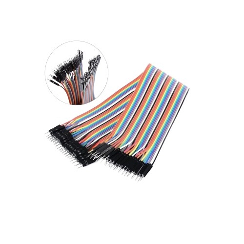 Male to Male Jumper Wire 40 Pin Ribbon Cable – 20cm Length image 2