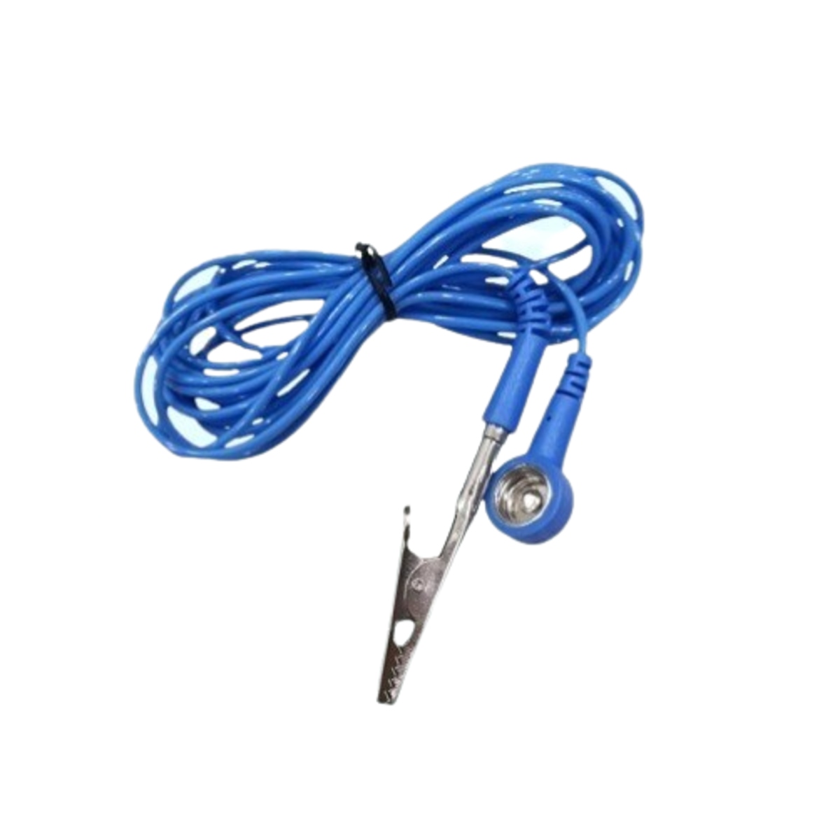 ESD Grounding Wire with Star Button and Crocodile Clip (Anti-Static Grounding Cable) image 1