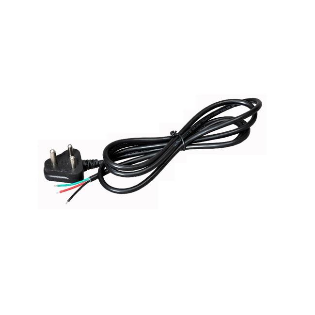 3 Pin 15A 3 Meter Open Ended Mains Cord (Heavy Duty Power Cord Cable) image 1