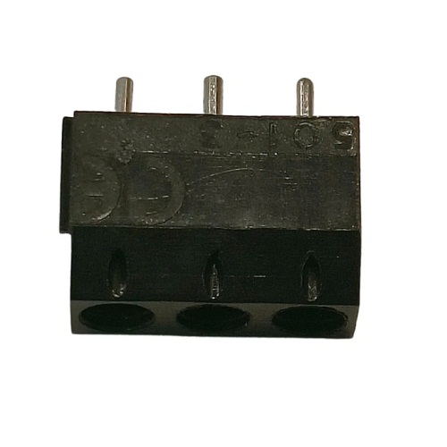 PBT 3-Pin PCB Terminal Block – 5mm Pitch, Through-Hole image 3