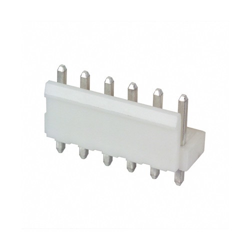 VH 3.96mm 6 Pin Wafer Male Connector DIP Straight Tin Plated (Through Hole PCB Header Connector) image 1